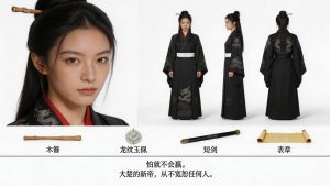 角色视图提示词-羽飞阁